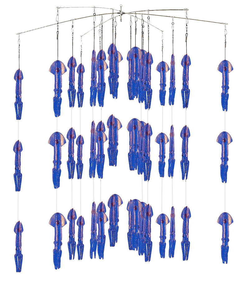 Fish Razr 9" Squid x39 38" Dredge Bar