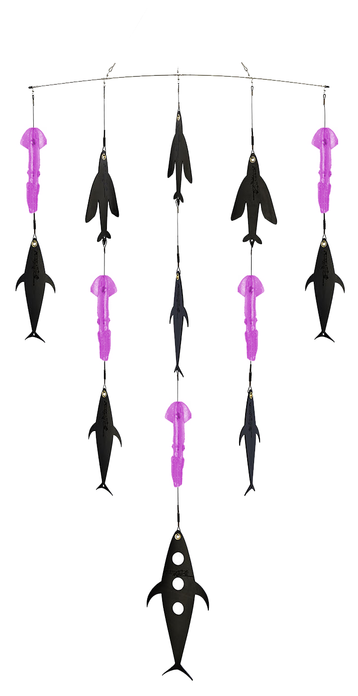 Fish Razr Spreader Bar with FlapZ & Squid
