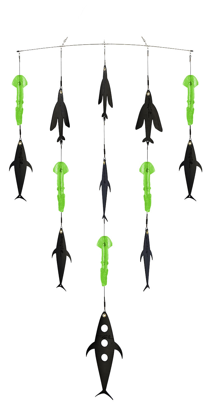 Fish Razr Spreader Bar with FlapZ & Squid