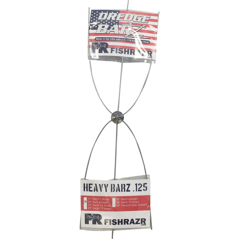 Fish Razr Heavy Dredge BarZ Straight Arms 24"-38"
