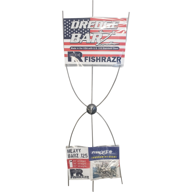 Fish Razr Heavy Dredge BarZ Straight Arms 24"-38"