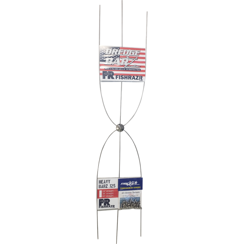 Fish Razr Heavy Dredge BarZ Straight Arms 24"-38"