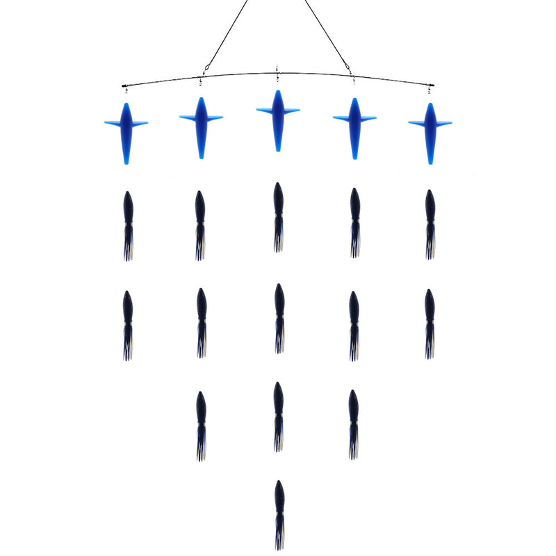 Fish Razr Bulb Squid & Bird Spreader Bars