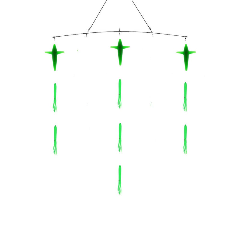 Fish Razr Bulb Squid & Bird Spreader Bars