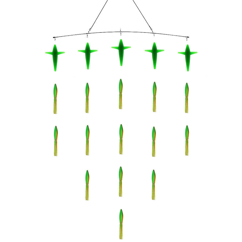 Fish Razr Bulb Squid & Bird Spreader Bars