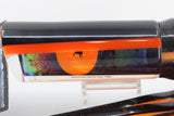 Pulsator Lures Black Rainbow Black-Orange Back Double Lead Tube 16" 19oz Skirted