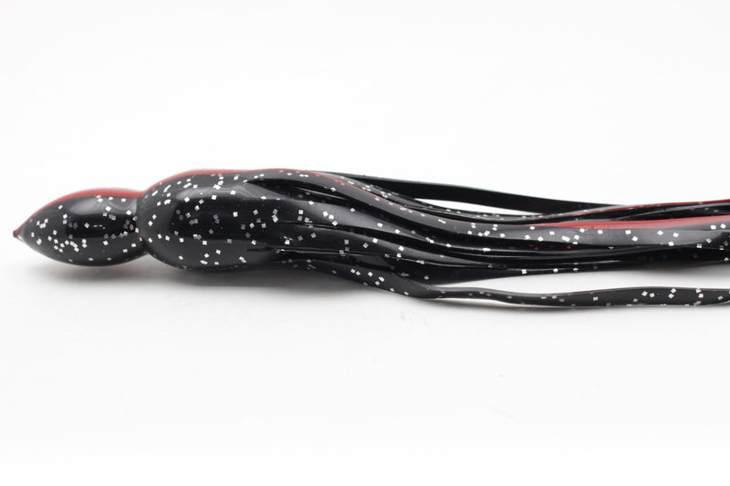 #21R BOM Replacement Skirt - Black Silver Glitter Red Line