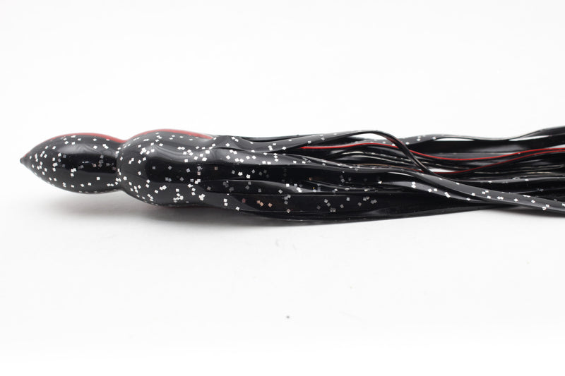 #21R BOM Replacement Skirt - Black Silver Glitter Red Line