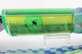 Pulsator Lures Green-Lumo Rainbow Scale Single Lead Tube 16" 17oz Skirted