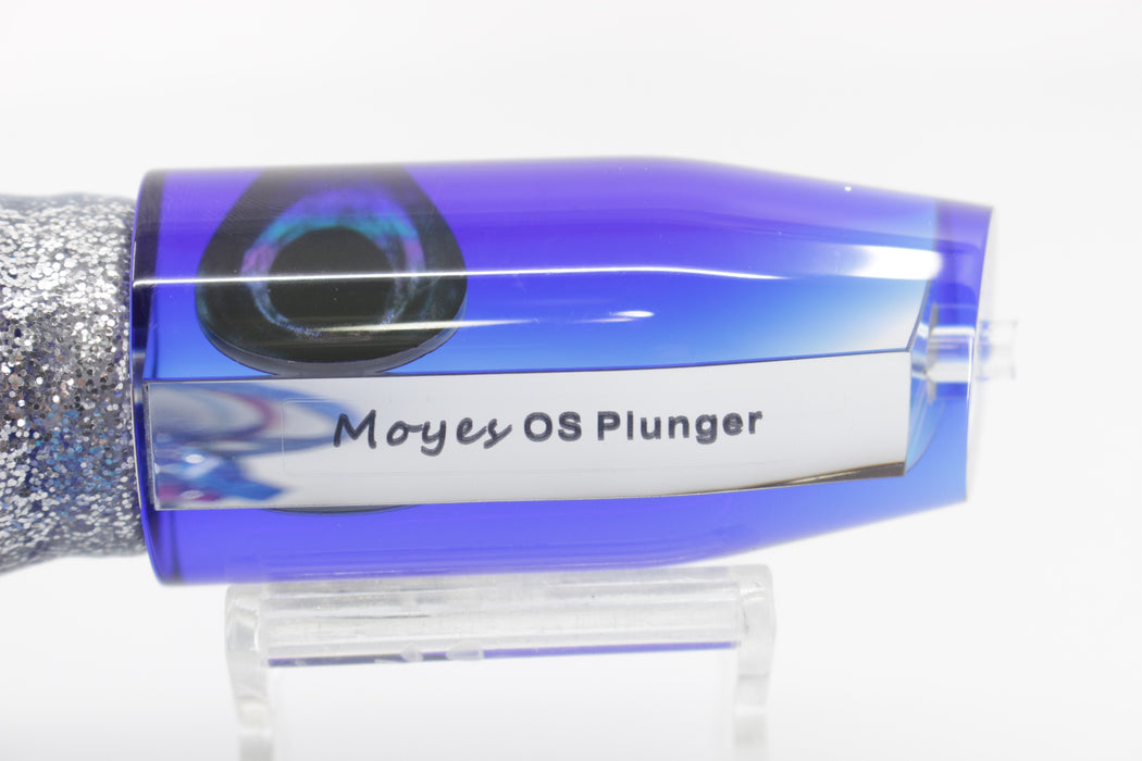 Moyes Lures Mirrored Blue Back O.S. Plunger 12" 7oz Skirted