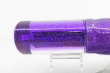 TANTRUM Lures Tahitian MOP Purple Glitter Back XL Tube 14" 14oz Skirted