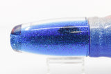 TANTRUM Lures Rainbow Scale Blue Glitter Back XL Plunger 14" 12oz Skirted