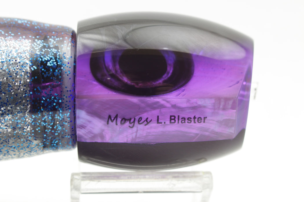 Moyes Lures Purple MOP Black Back Large Blaster 14" 10.7oz Skirted