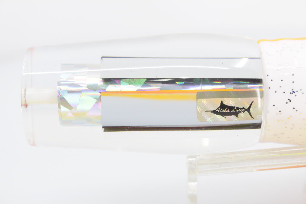 Aloha Lures Clear Mirrored Large Mongo 12" 8oz Skirted Pink-White-Chartreuse