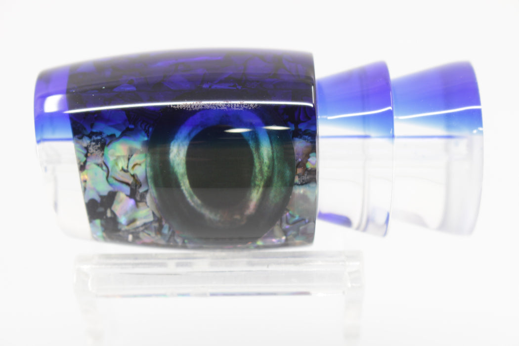 Moyes Lures Salt & Pepper Blue Back Taxi Eyes Kaiwi 10" 2.7oz