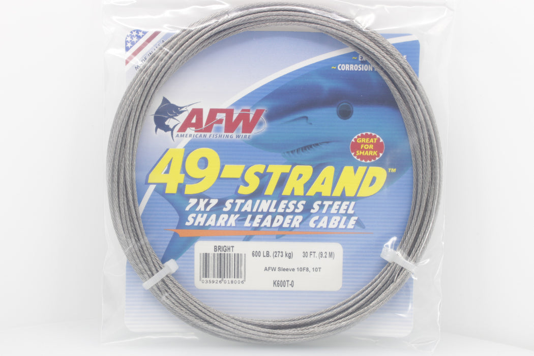 AFW 49-Strand 7x7 Stainless Steel Cable — GZ Lures Big Game Supply