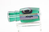 Moyes Lures Clear Pour Green Back Rainbow Small J-Boy 9" 3oz