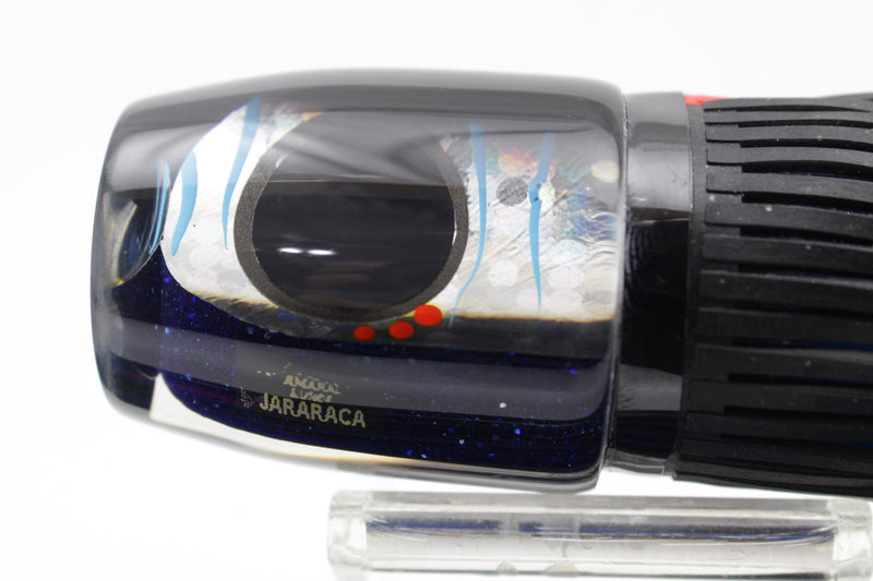 Amaral Lures Silver Rainbow Black-Blue Jararaca 12" 4oz