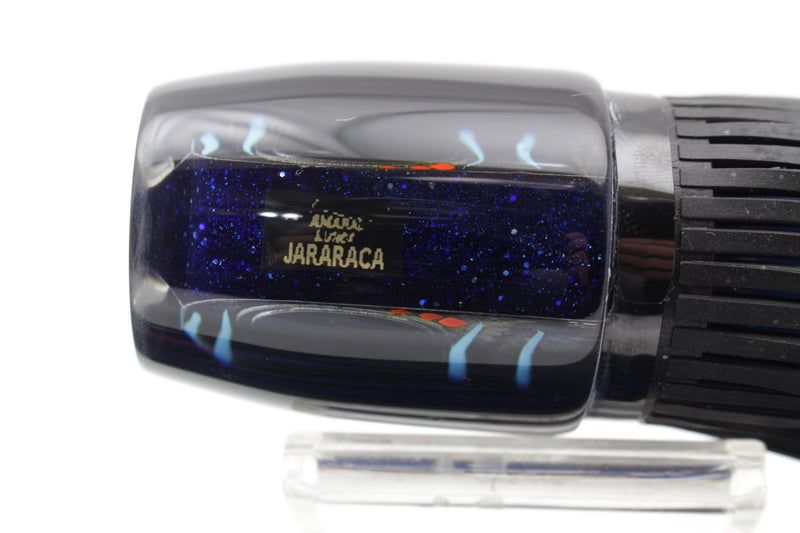 Amaral Lures Silver Rainbow Black-Blue Jararaca 12" 4oz