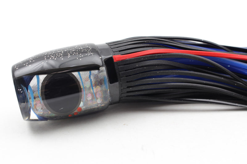 Amaral Lures Silver Rainbow Black-Blue Jararaca 12" 4oz