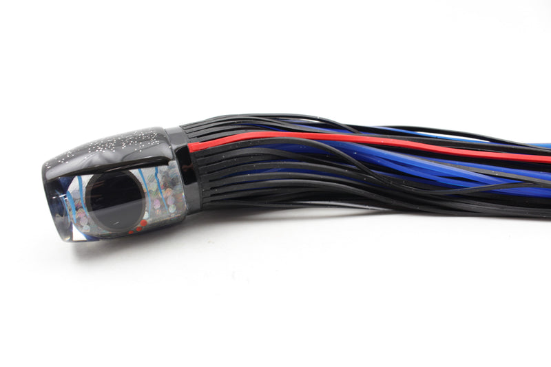Amaral Lures Silver Rainbow Black-Blue Jararaca 12" 4oz