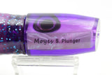 Moyes Lures Purple MOP Purple Back Small Plunger 9" 5oz Skirted #2