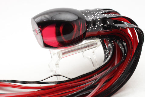 Moyes Lures Red Mirror Black Back Small Blaster 9" 4.5oz Skirted
