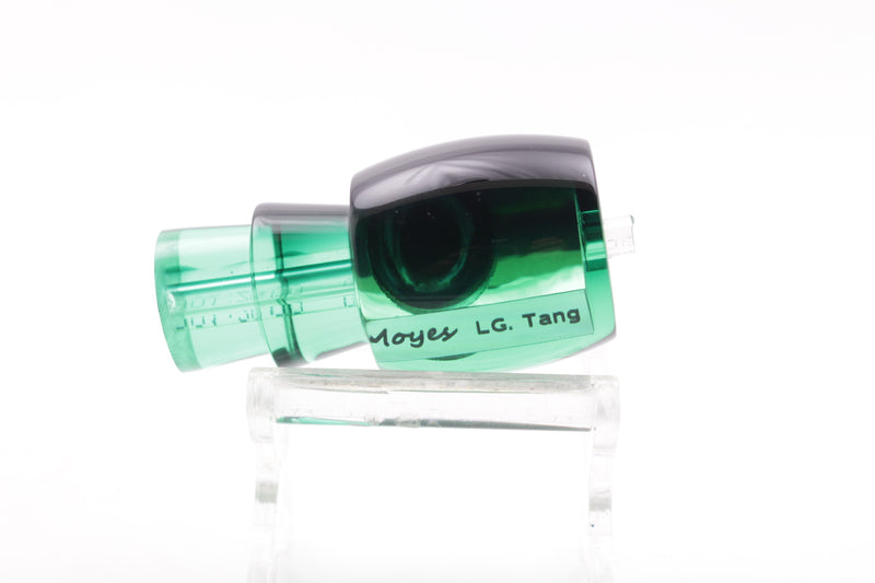 Moyes Lures Green Pour Black Back Rainbow Large Tang 9" 2oz