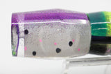 Bonze Lures White MOP Black-Pink Dots Purple Glitter Back Islander 12" 8.7oz