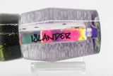 Bonze Lures White MOP Black-Pink Dots Purple Glitter Back Islander 12" 8.7oz