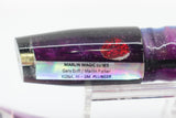 Marlin Magic Purple MOP Black Back Red Eyes Small Plunger 9" 4.8oz Skirted