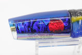 Marlin Magic Blue Abalone Blue Back Red Eyes Small Plunger 9" 4.8oz Skirted
