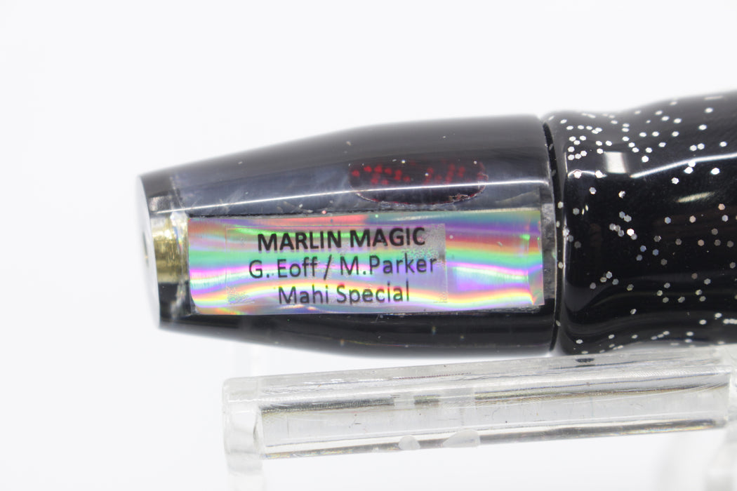 Marlin Magic Tahitian MOP Black Back Red Eyes Mahi Special 5.5" 2.1oz Skirted