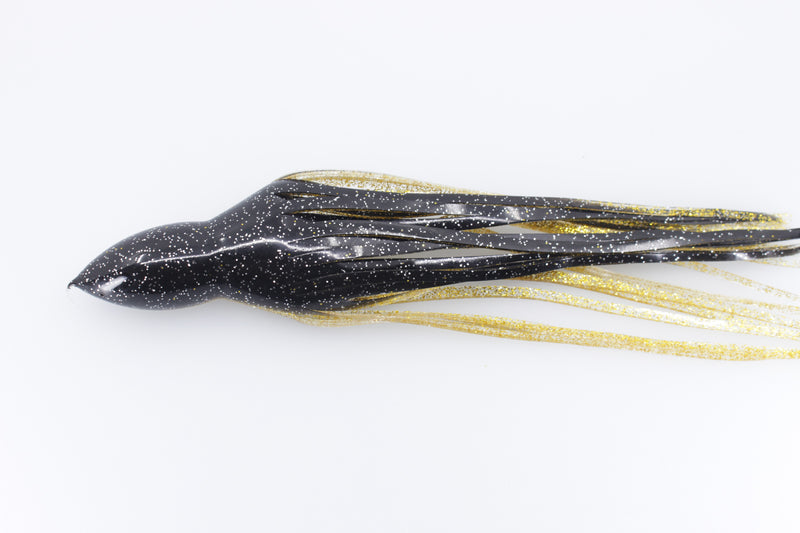#8 TANTRUM Octopus Skirt - Black-Gold Lateral Line