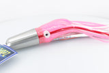 Diamond Fishing Chrome Hi-Speed Zebra Candy Jet 10" 19oz Skirted Pink-White