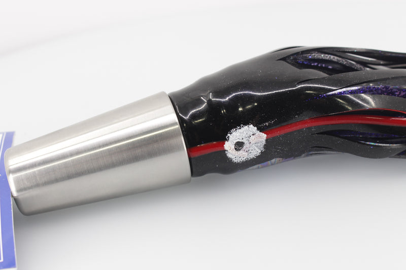Diamond Fishing Chrome Hi-Speed Molokai Jet 10" 19oz Skirted Black-Purple