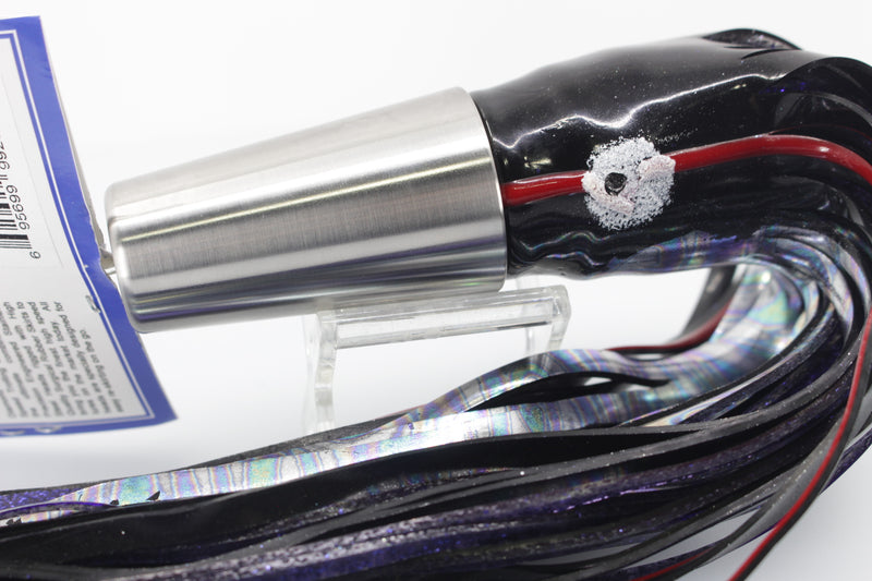 Diamond Fishing Chrome Hi-Speed Molokai Jet 10" 19oz Skirted Black-Purple