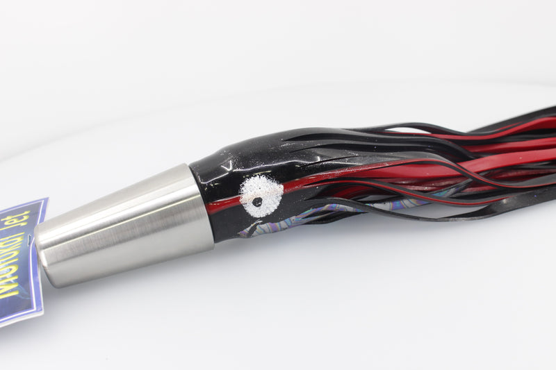 Diamond Fishing Chrome Hi-Speed Molokai Jet 10" 19oz Skirted Black-Red