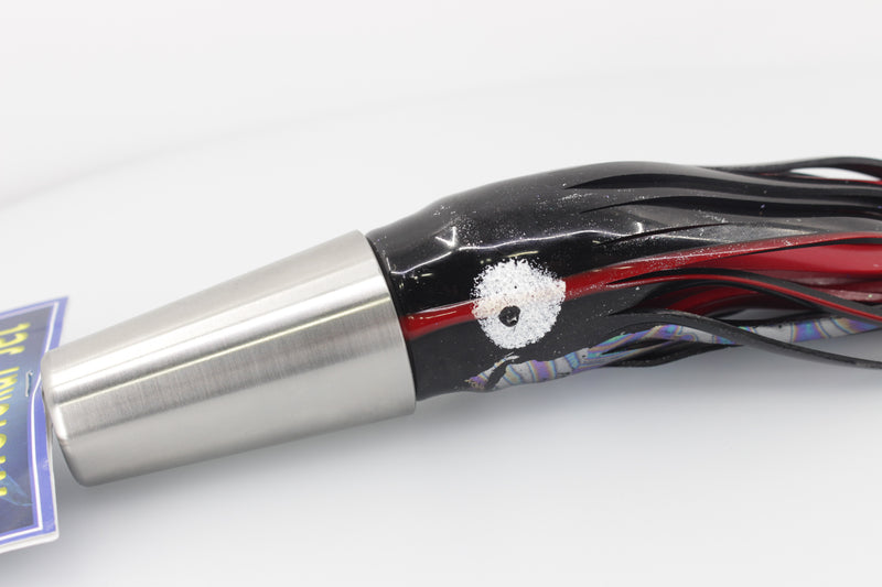 Diamond Fishing Chrome Hi-Speed Molokai Jet 10" 19oz Skirted Black-Red