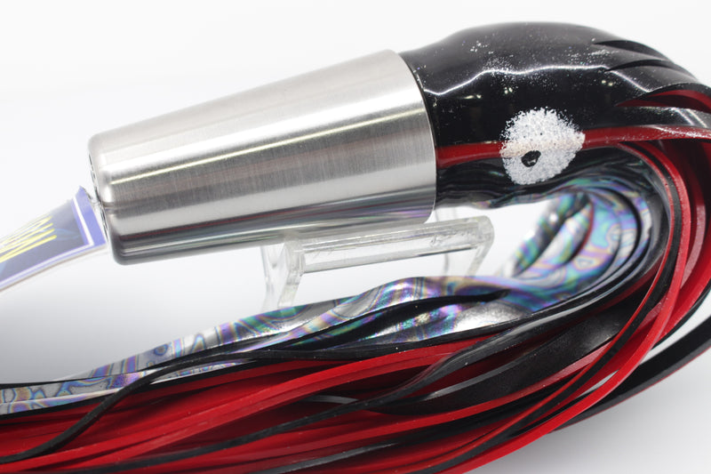 Diamond Fishing Chrome Hi-Speed Molokai Jet 10" 19oz Skirted Black-Red