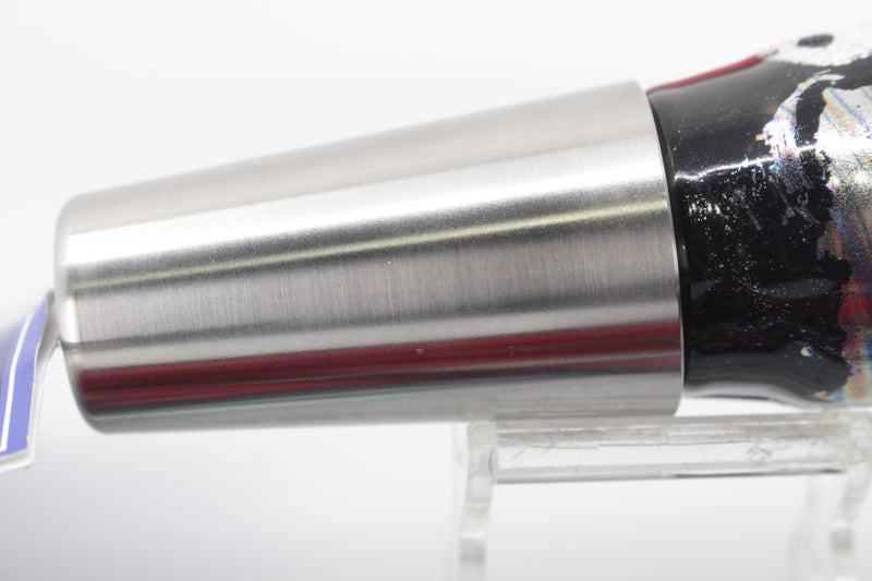 Diamond Fishing Chrome Hi-Speed Molokai Jet 10" 19oz Skirted Black-Red