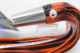 Diamond Fishing Chrome Hi-Speed Molokai Jet 10" 19oz Skirted Orange-Black
