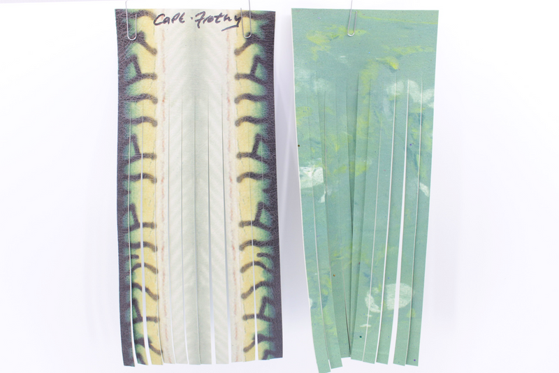 Frothy "A La Vive" Pre-Cut Vinyl Sheets - Mackerel Green V1