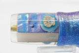 Ganku Lures Blue-Ice Blue MOP Strawberry Pearl Sunrise Shell Pusher 12" 7oz Skirted