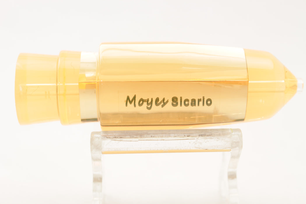 Moyes Lures Fluorescent Orange Mirrored Sicario Bullet 8" 4oz