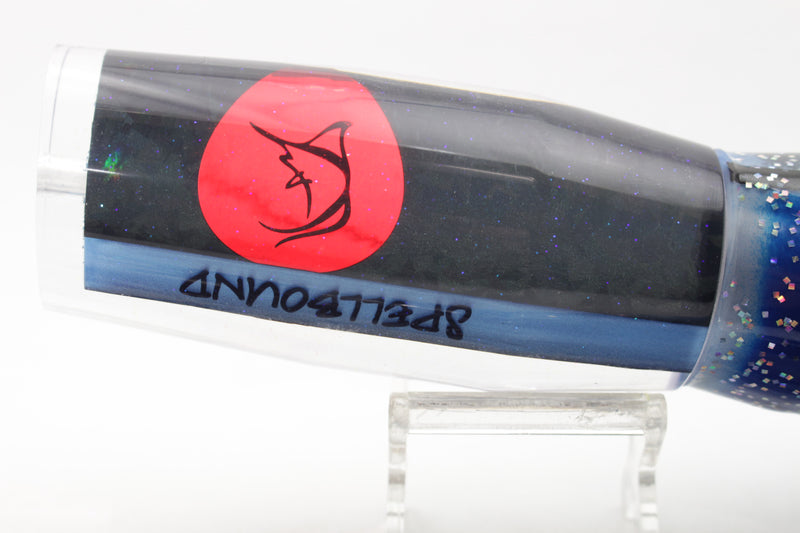 Bonze Lures Black Rainbow Blue Pearl Spellbound 14" 14oz