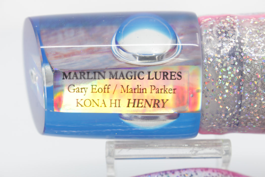 Marlin Magic Pink Awabi Pearl Blue Back Doll Eyes Henry 12" 11.5oz Skirted