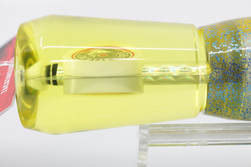 Zacatak Lures Yellow Rainbow Scale Medium Vamp 9" 5oz Skirted Jack Mack