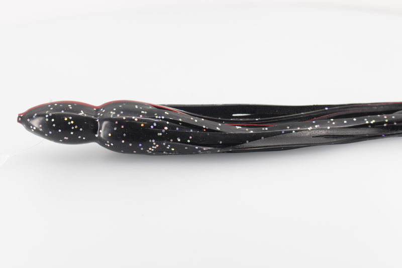 #M18R BOM Replacement Skirt - Black Holographic Glitter Red Line