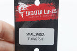 Zacatak Lures Blue Rainbow Scale Small Smoka 7" 2.5oz Skirted Flying Fish